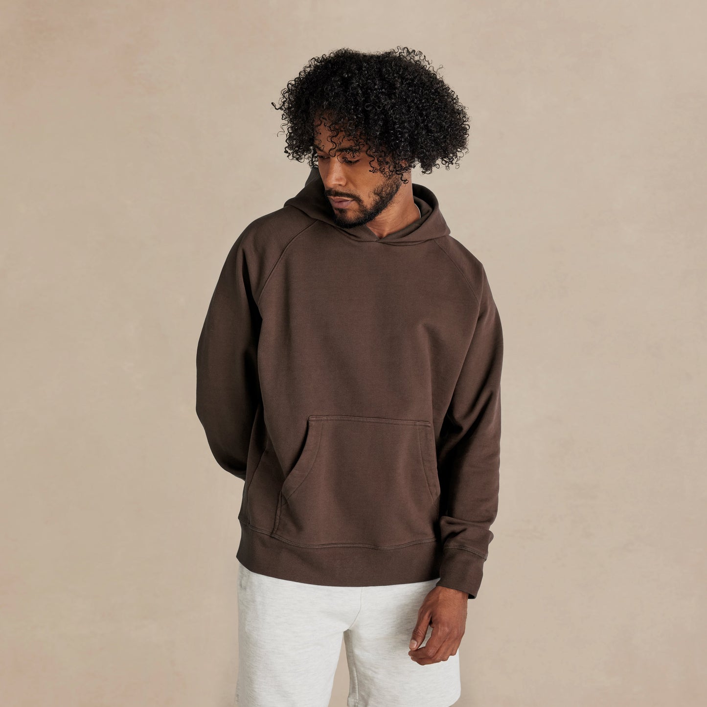 Espresso Ultra Heavyweight French Terry Pullover Hoodie