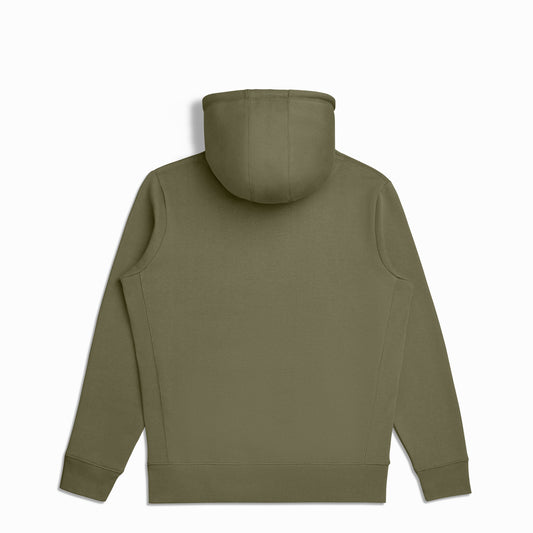 Military Olive Heavyweight Brushed Pullover Hoodie