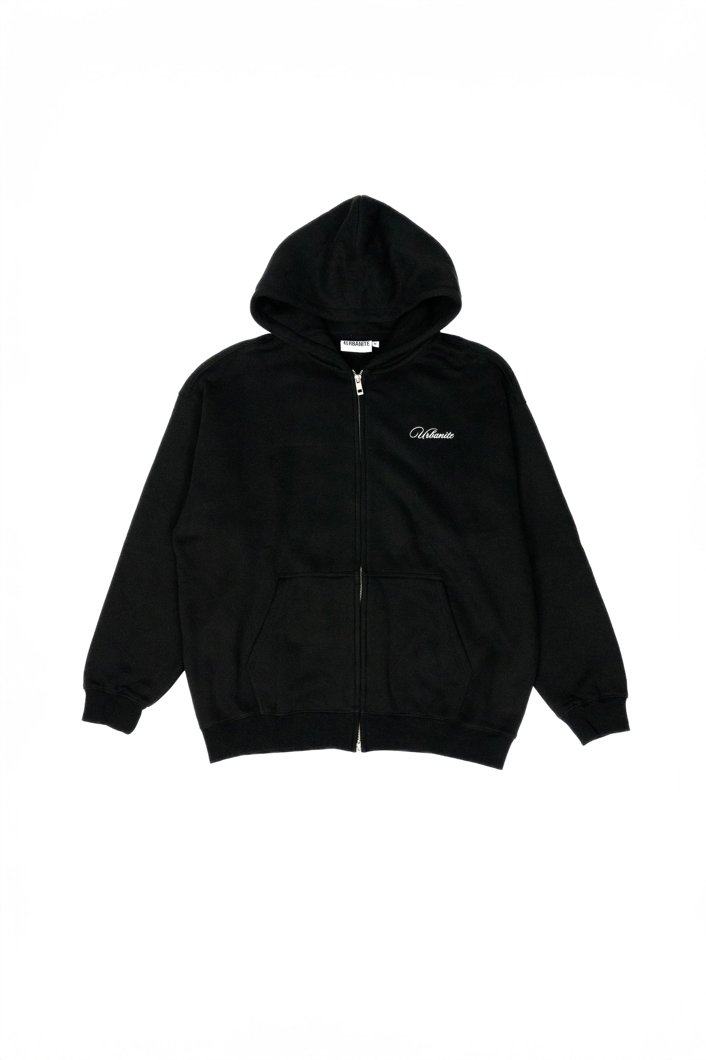 Urbanite FW24 Columbidae Black Zipped Hoodie