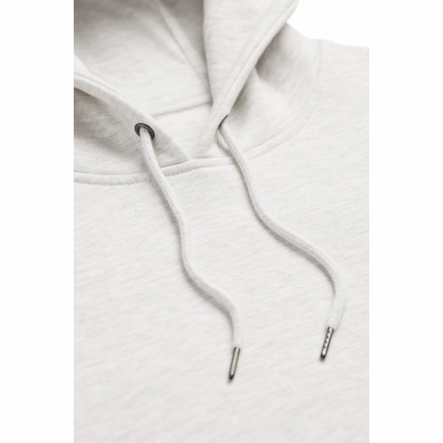 Ash Heather Heavyweight Brushed Pullover Hoodie