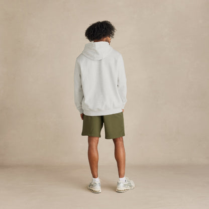Ash Heather Heavyweight Brushed Pullover Hoodie