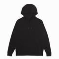 Black Midweight French Terry Pullover Hoodie