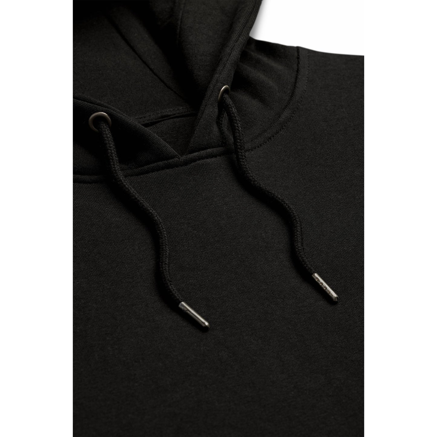 Black Heavyweight Brushed Pullover Hoodie