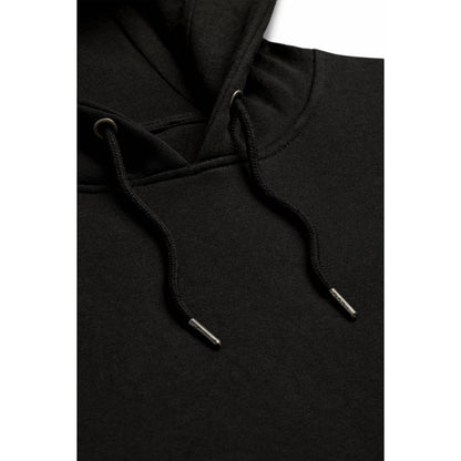 Black Heavyweight Brushed Pullover Hoodie