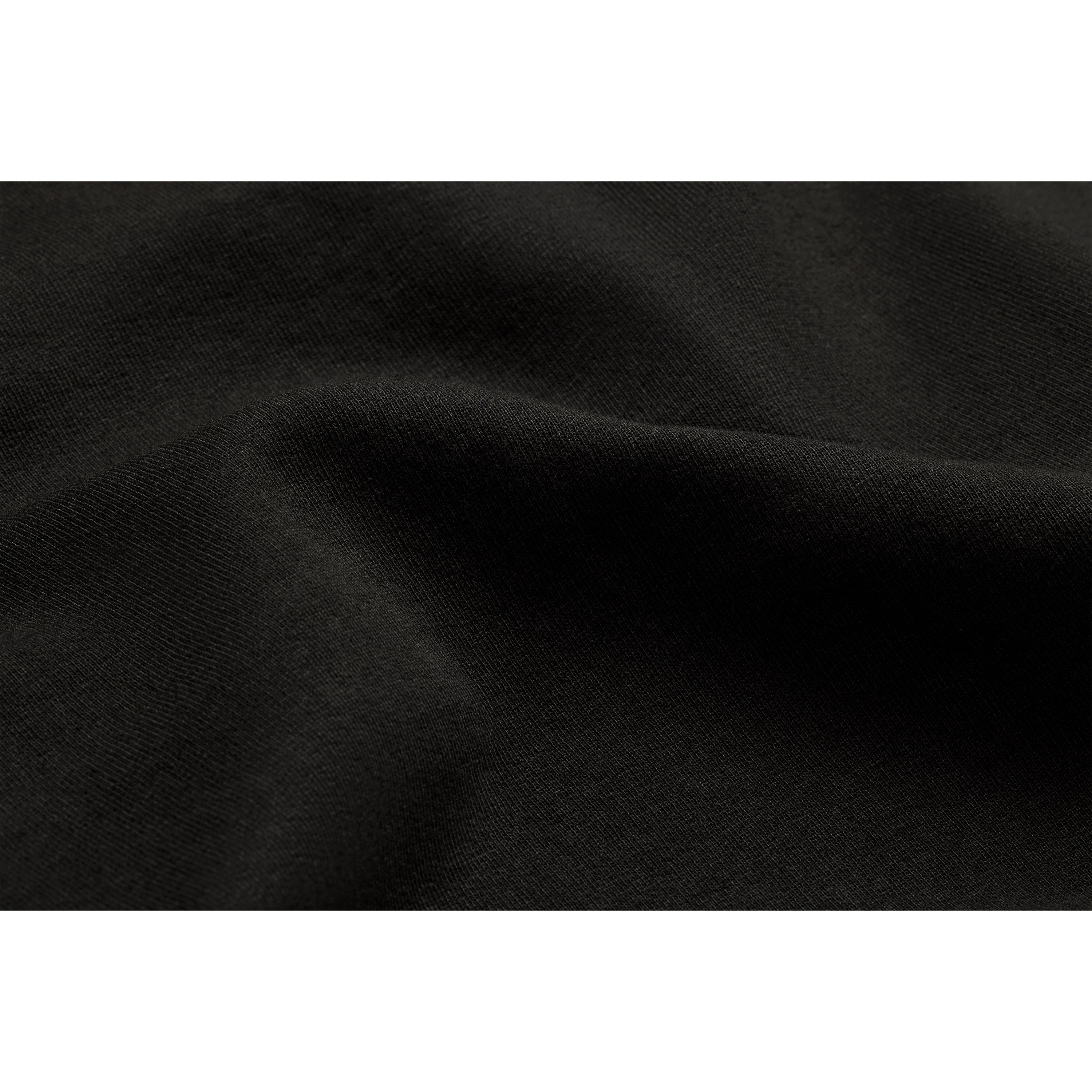 Black Heavyweight Brushed Pullover Hoodie