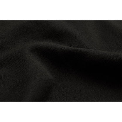 Black Heavyweight Brushed Pullover Hoodie