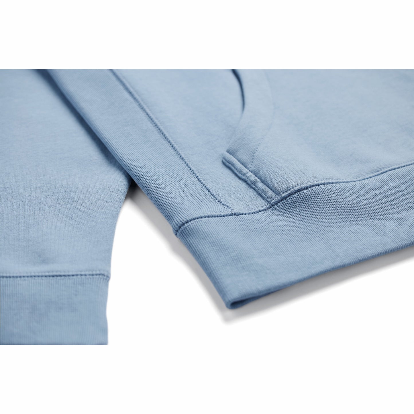 Cloudy Blue Heavyweight Brushed Pullover Hoodie