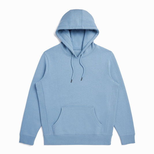 Cloudy Blue Heavyweight Brushed Pullover Hoodie