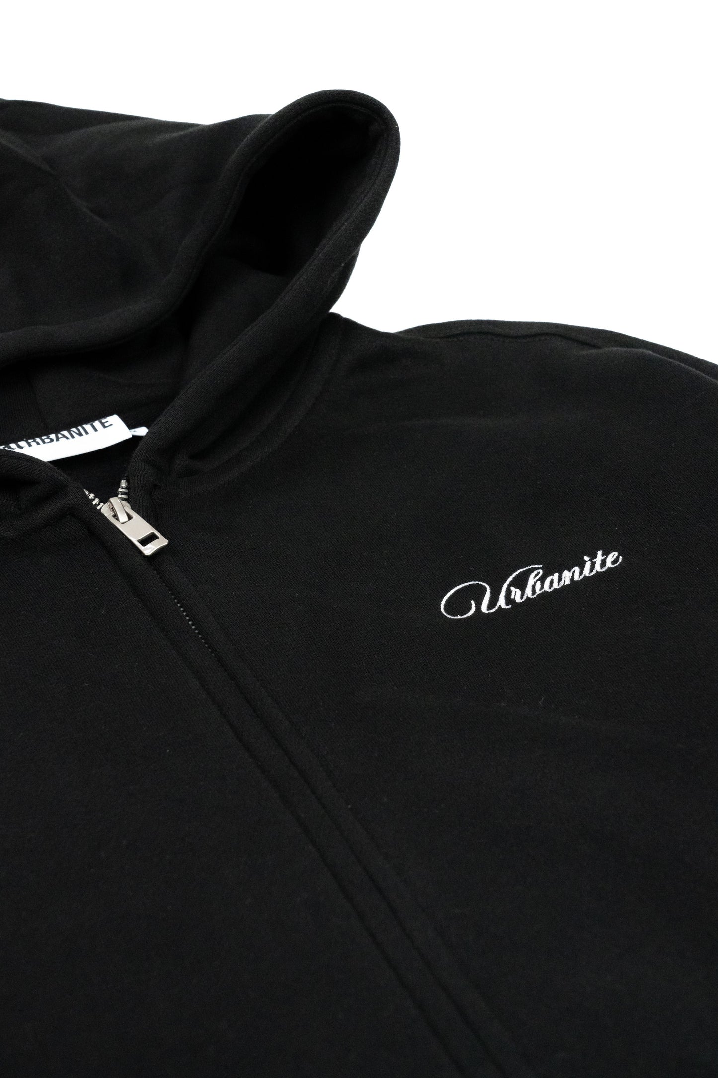 Urbanite FW24 Columbidae Black Zipped Hoodie