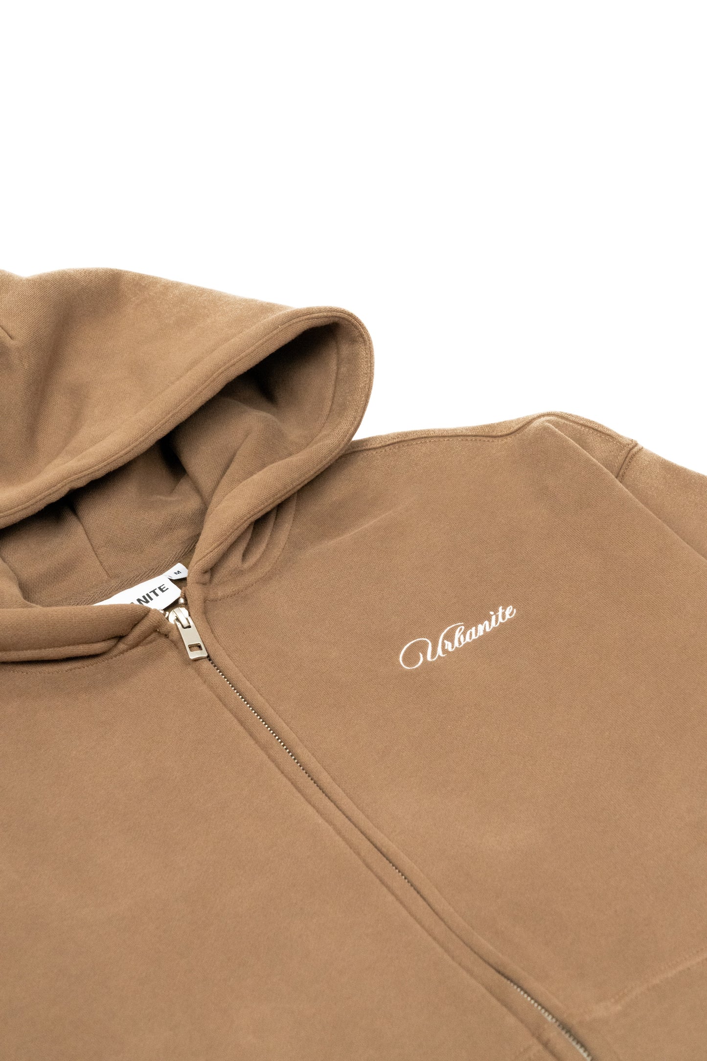 Urbanite FW24 Columbidae Brown Zipped Hoodie