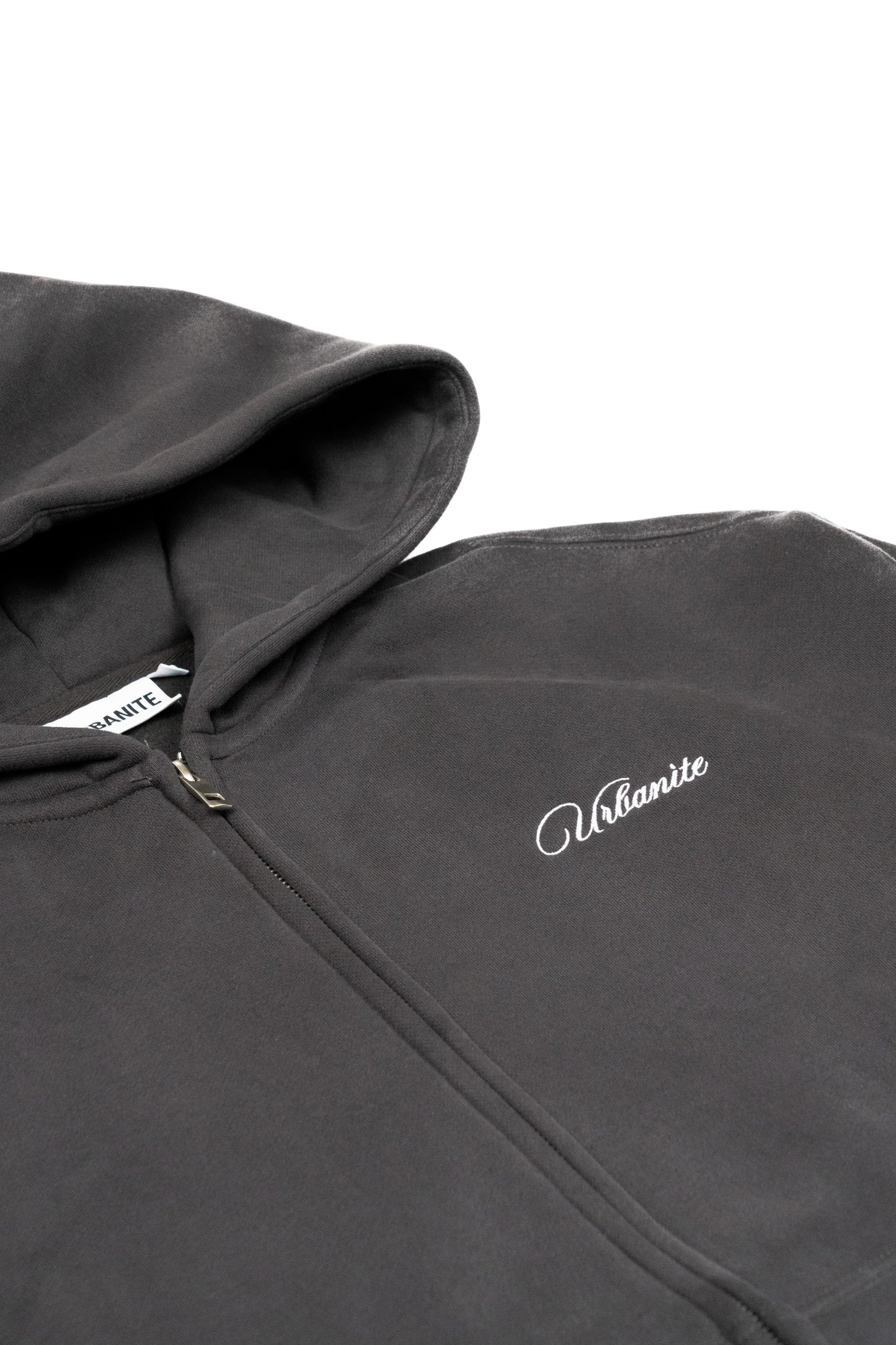 Urbanite FW24 Columbidae Dark Grey Zipped Hoodie