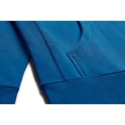 French Blue Heavyweight Brushed Pullover Hoodie