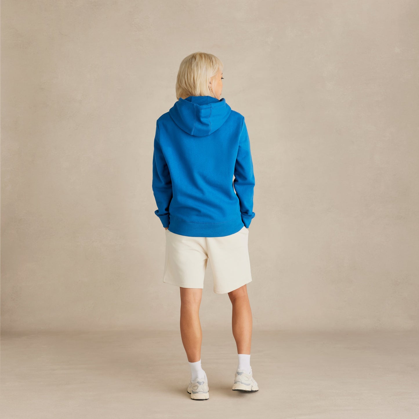 French Blue Heavyweight Brushed Pullover Hoodie