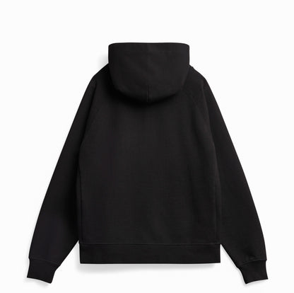 Black Ultra Heavyweight French Terry Pullover Hoodie