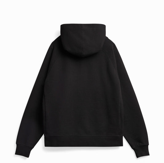 Black Ultra Heavyweight French Terry Pullover Hoodie