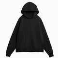 Black Ultra Heavyweight French Terry Pullover Hoodie