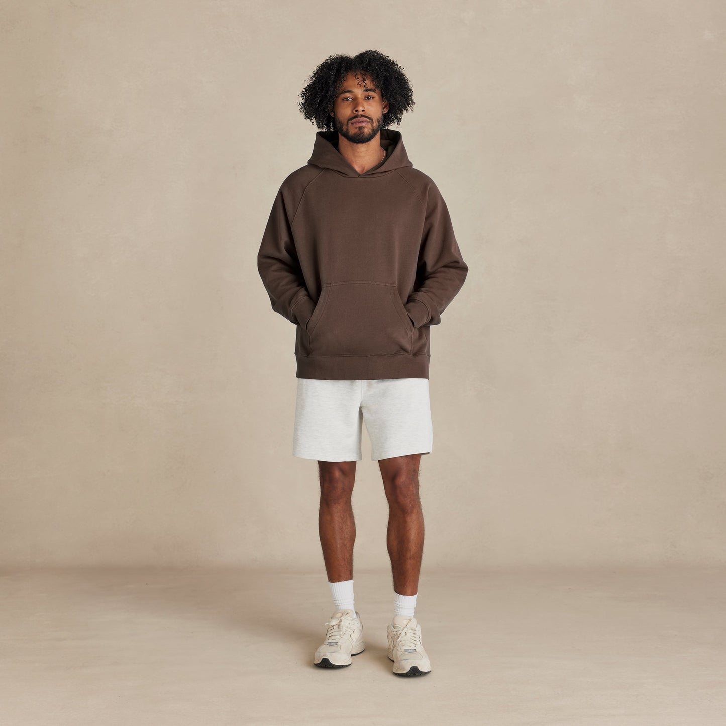 Espresso Ultra Heavyweight French Terry Pullover Hoodie