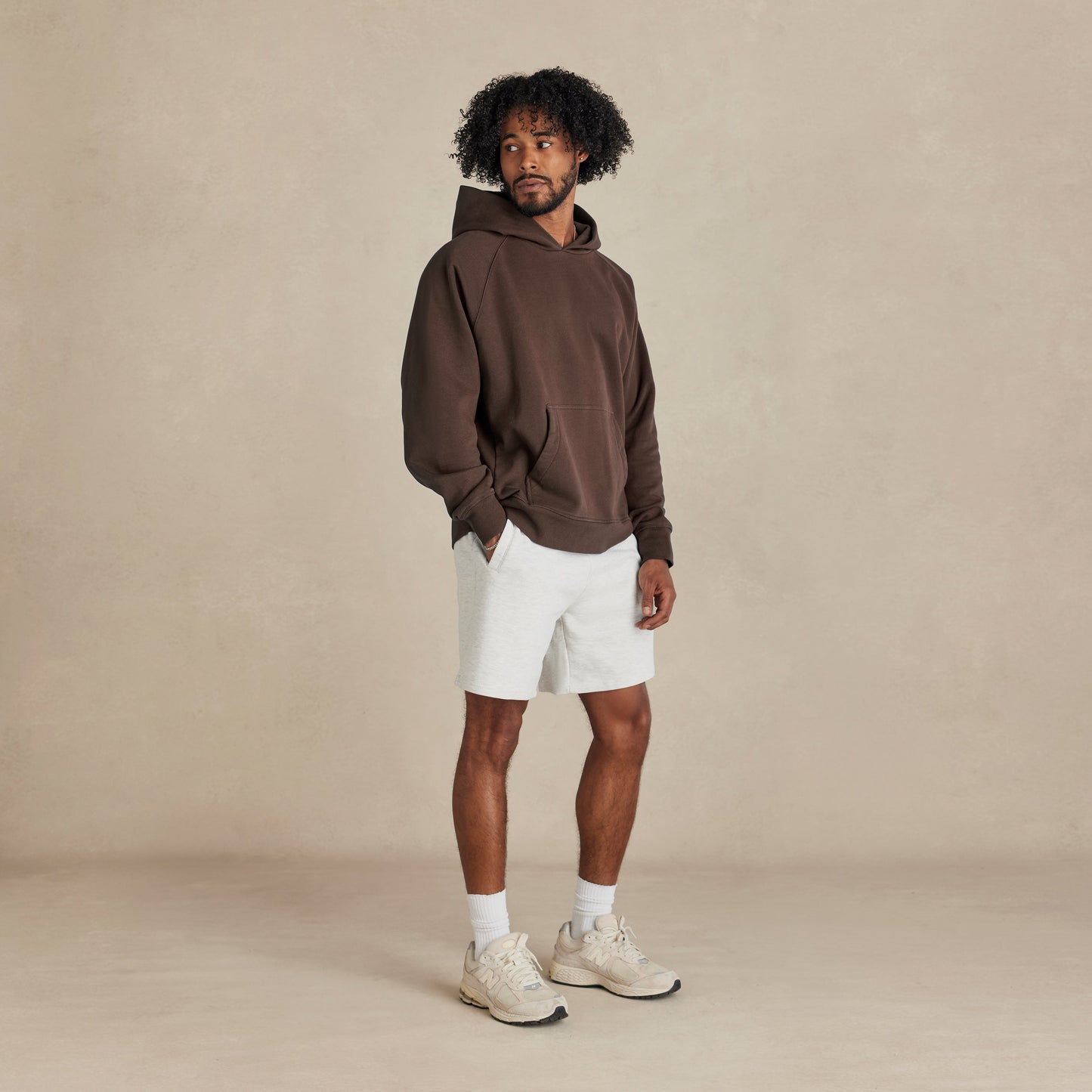 Espresso Ultra Heavyweight French Terry Pullover Hoodie