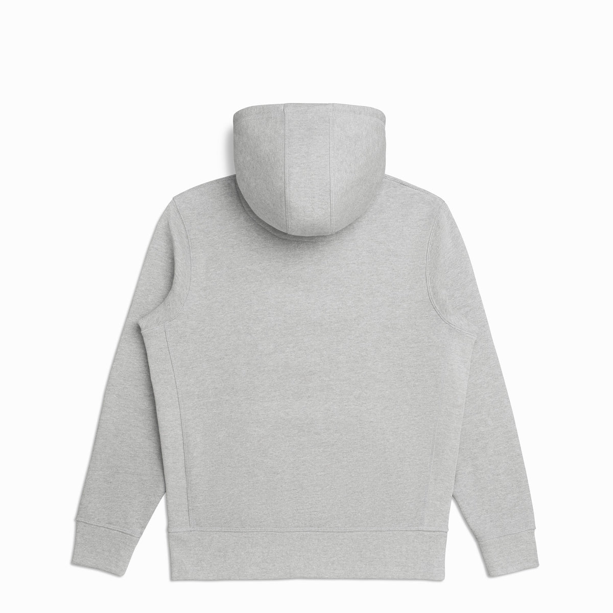 Heather Grey Heavyweight Brushed Pullover Hoodie