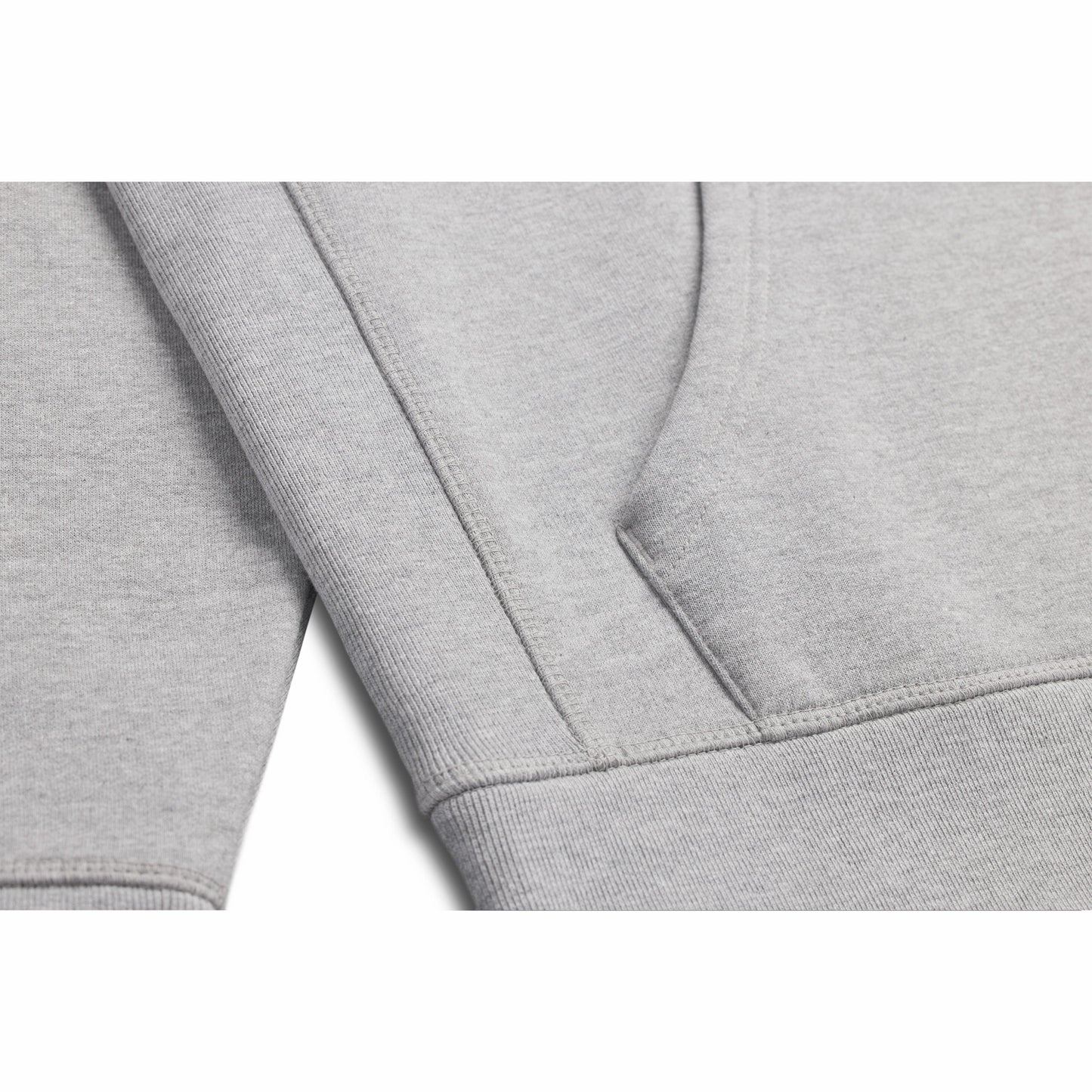 Heather Grey Heavyweight Brushed Pullover Hoodie