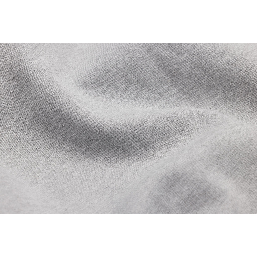 Heather Grey Heavyweight Brushed Pullover Hoodie