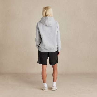 Heather Grey Heavyweight Brushed Pullover Hoodie