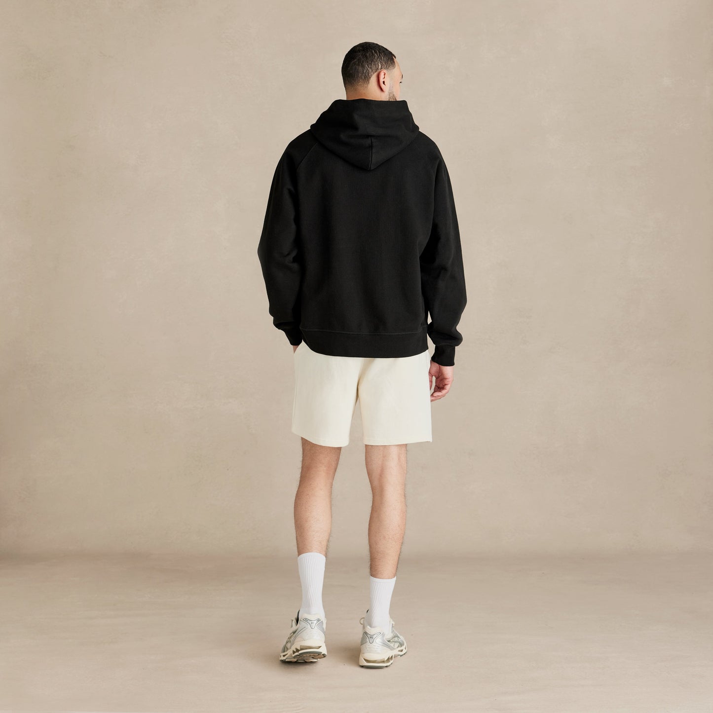 Black Ultra Heavyweight French Terry Pullover Hoodie