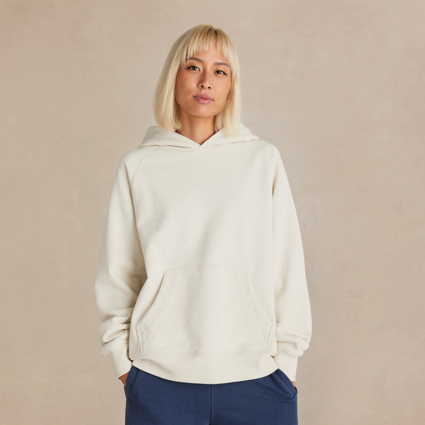 Parchment Ultra Heavyweight French Terry Pullover Hoodie