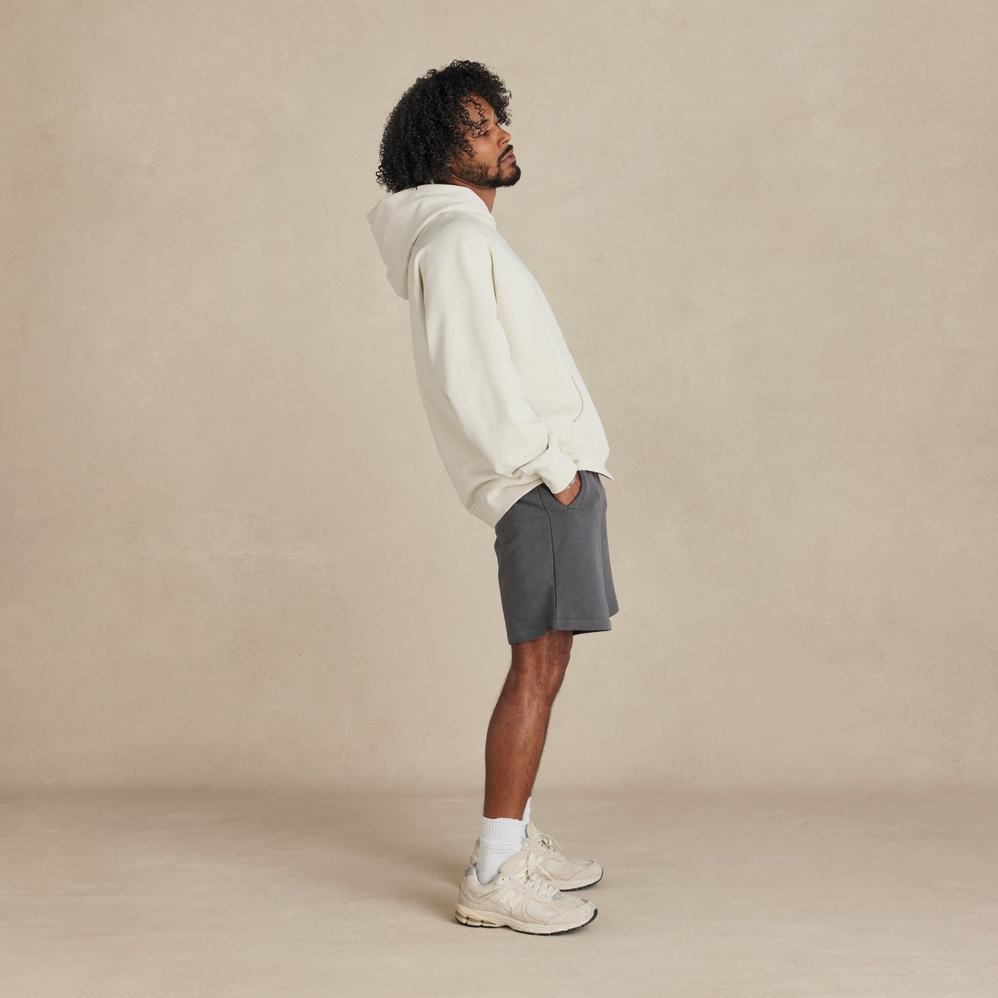 Parchment Ultra Heavyweight French Terry Pullover Hoodie