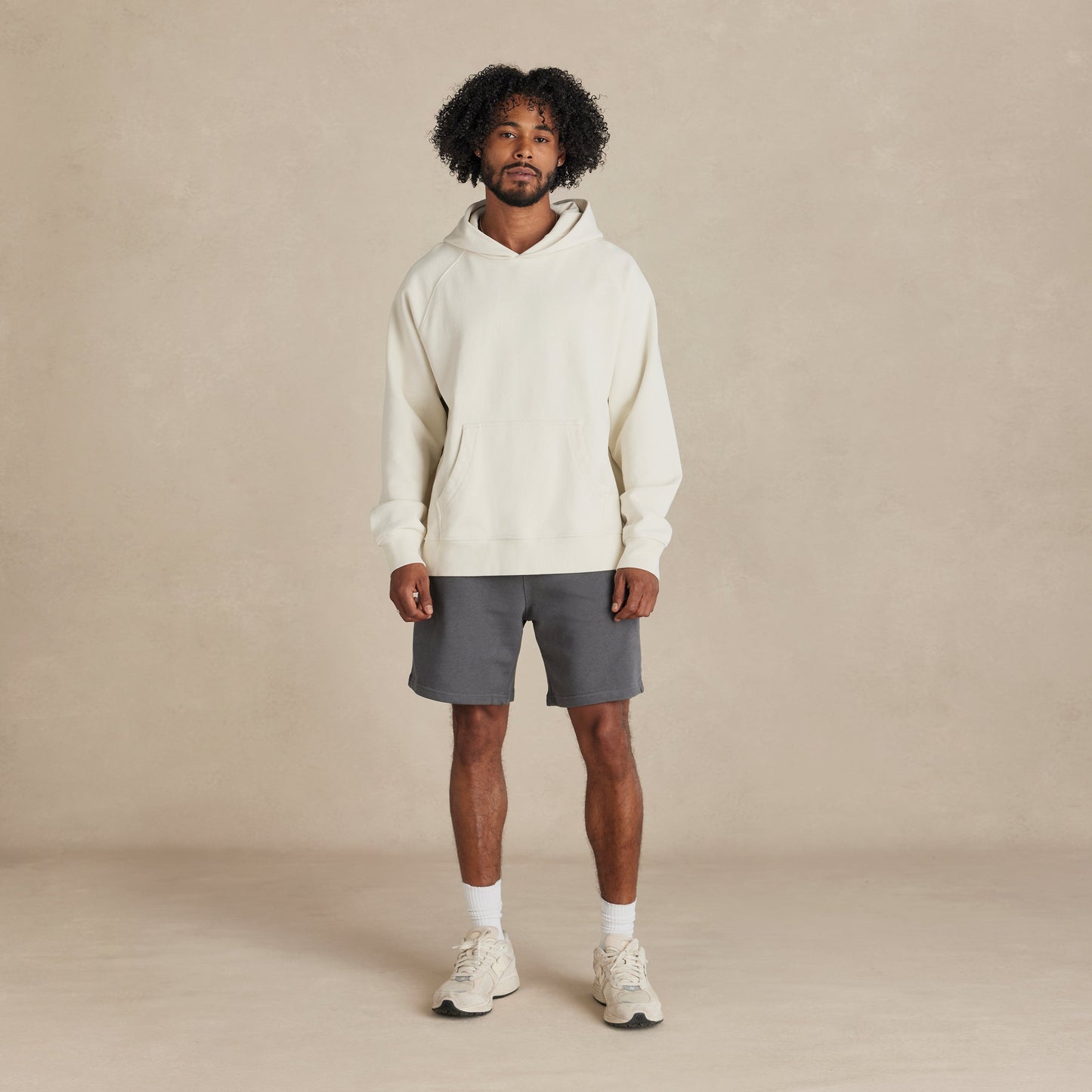 Parchment Ultra Heavyweight French Terry Pullover Hoodie