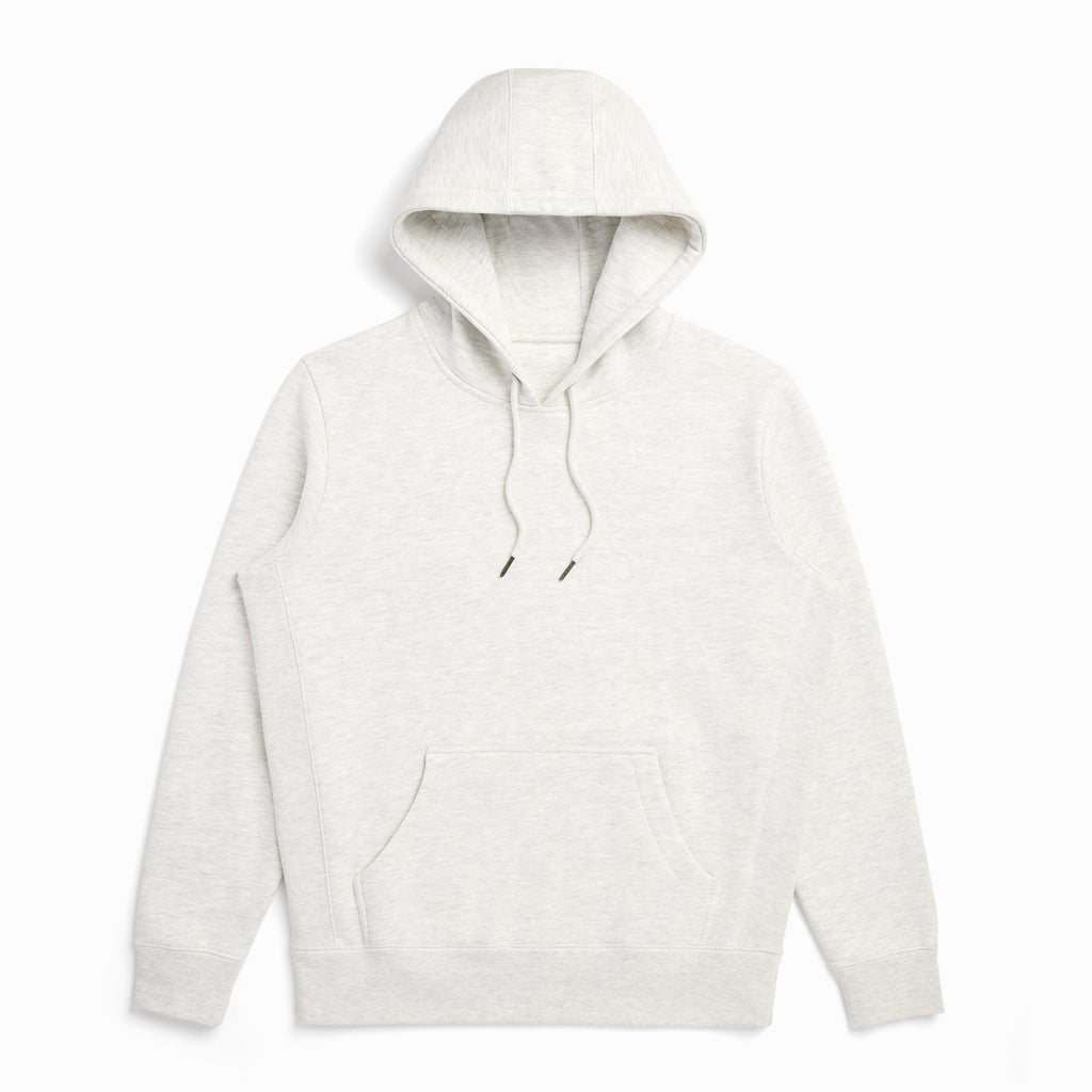 Ash Heather Heavyweight Brushed Pullover Hoodie
