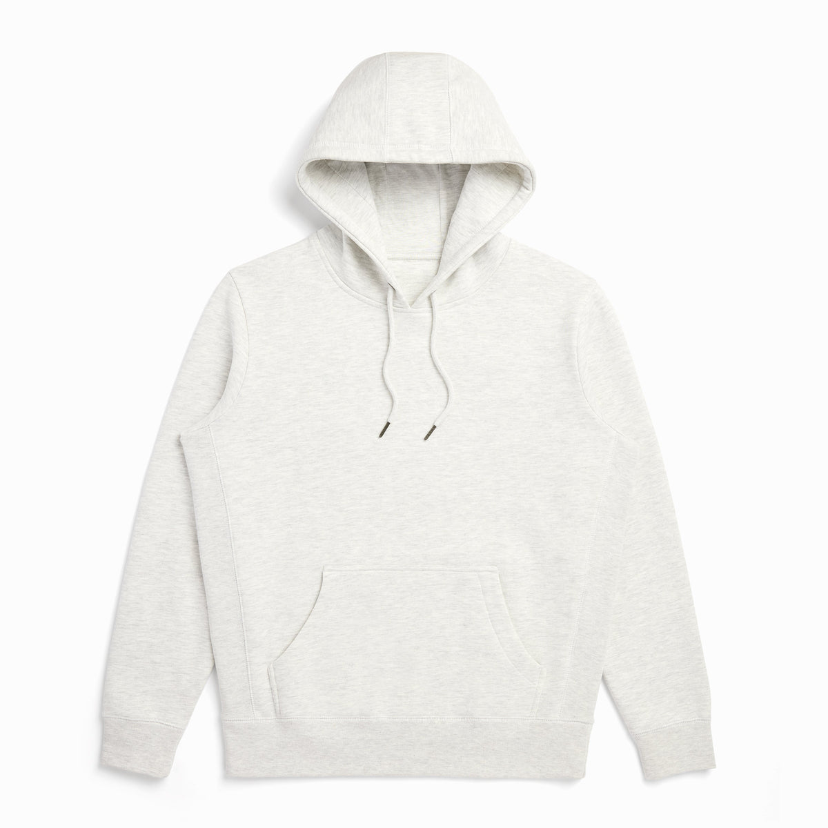 Ash Heather Heavyweight Brushed Pullover Hoodie