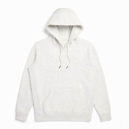 Ash Heather Heavyweight Brushed Pullover Hoodie