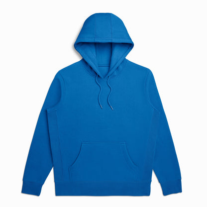 French Blue Heavyweight Brushed Pullover Hoodie