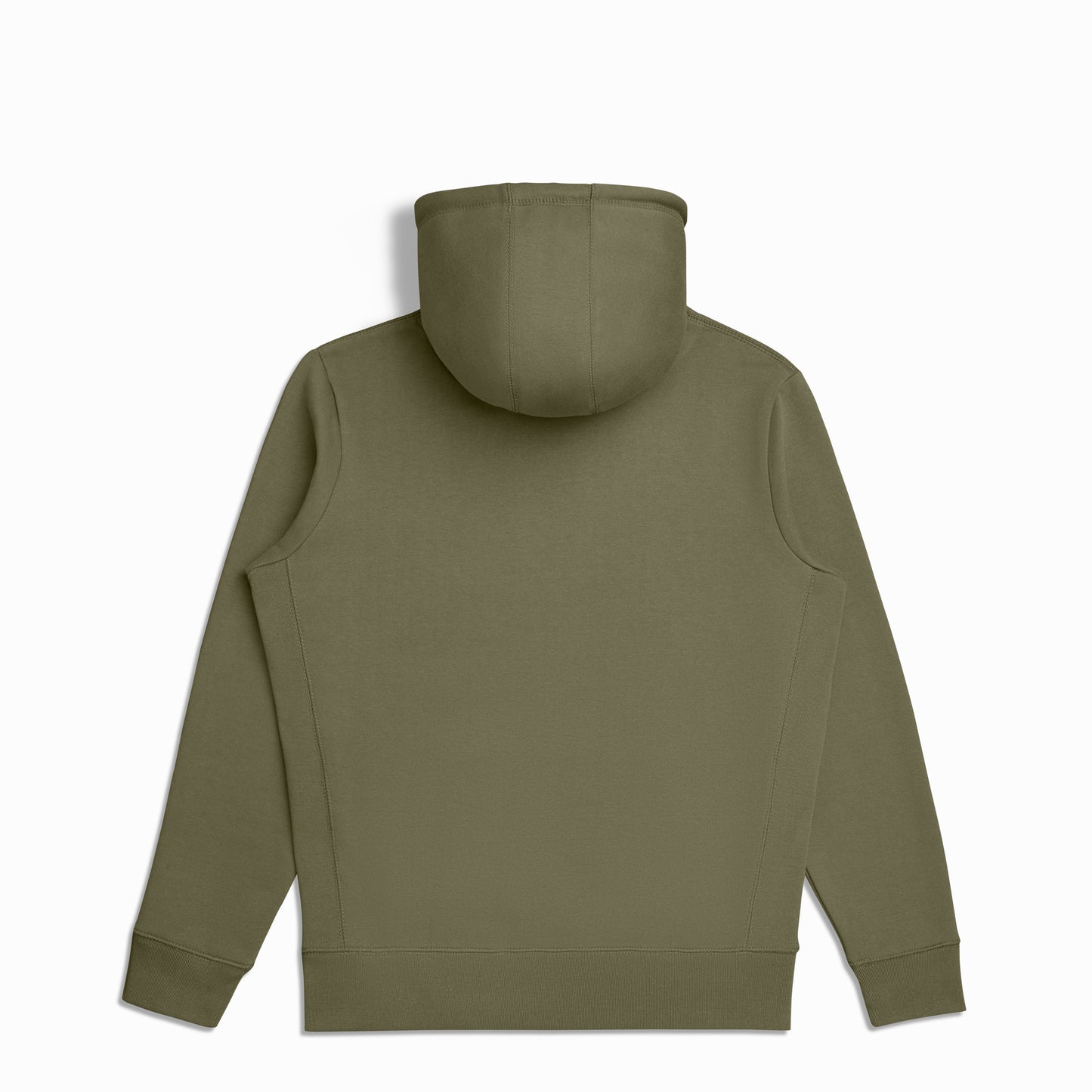 Military Olive Heavyweight Brushed Pullover Hoodie