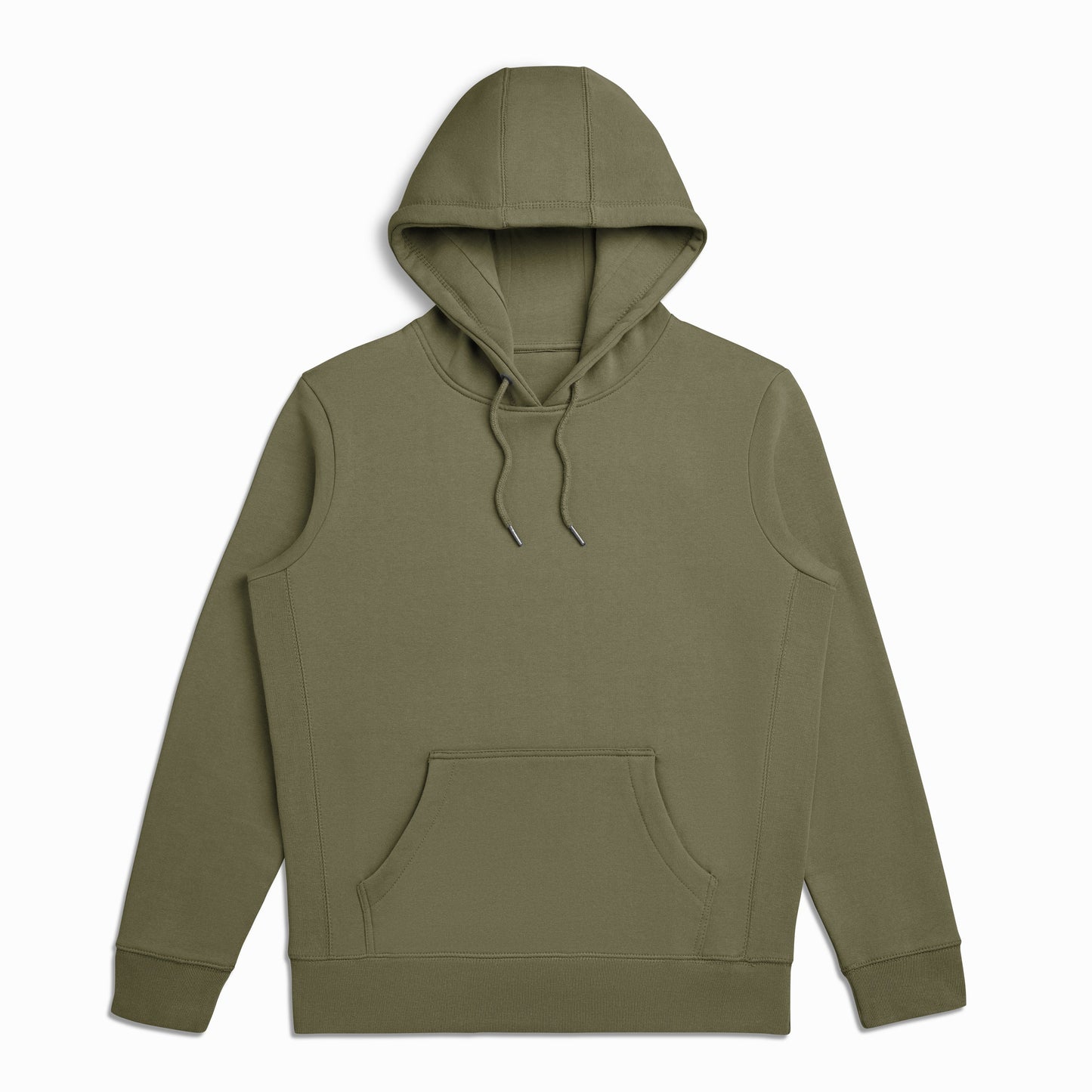 Military Olive Heavyweight Brushed Pullover Hoodie