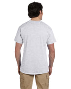 Men's Ash Solid Short Sleeve Crew Neck T-Shirt