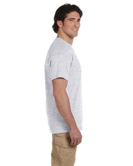 Effen as T-shirt voor heren met korte mouwen en ronde hals