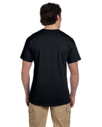 Men's Black Solid Short Sleeve Crew Neck T-Shirt