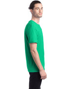 Men's Kelly Green Solid Short Sleeve Crew Neck T-Shirt
