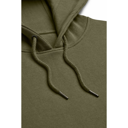 Military Olive Heavyweight Brushed Pullover Hoodie