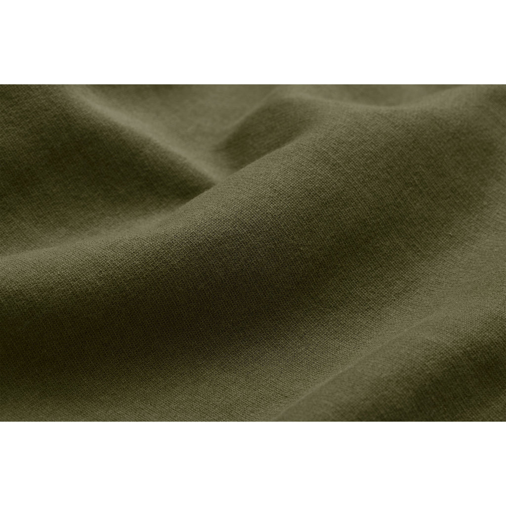 Military Olive Heavyweight Brushed Pullover Hoodie