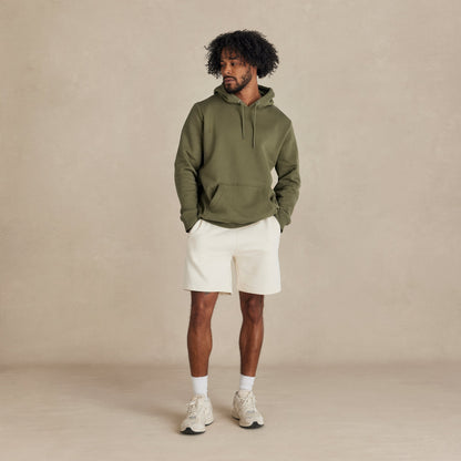 Military Olive Heavyweight Brushed Pullover Hoodie