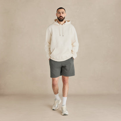 Natural Heavyweight Brushed Pullover Hoodie