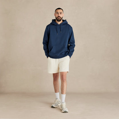 Ocean Navy Heavyweight Brushed Pullover Hoodie