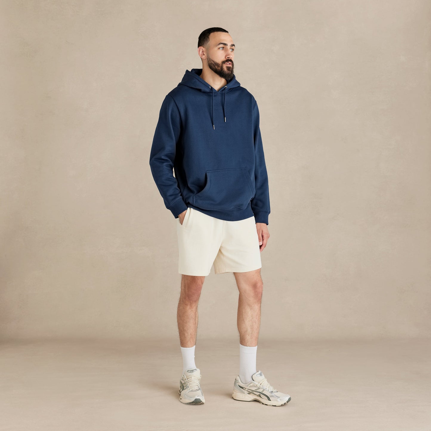 Ocean Navy Heavyweight Brushed Pullover Hoodie