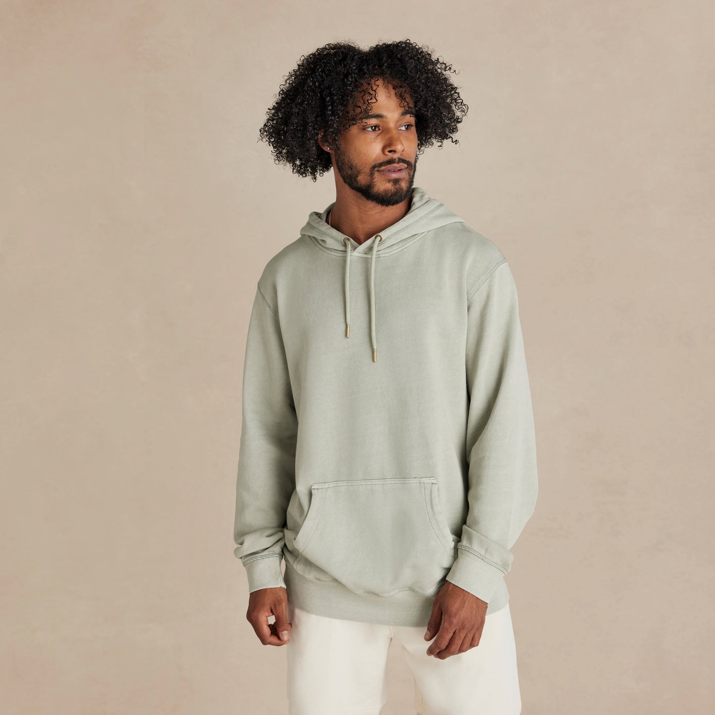 Sage Midweight French Terry Pullover Hoodie