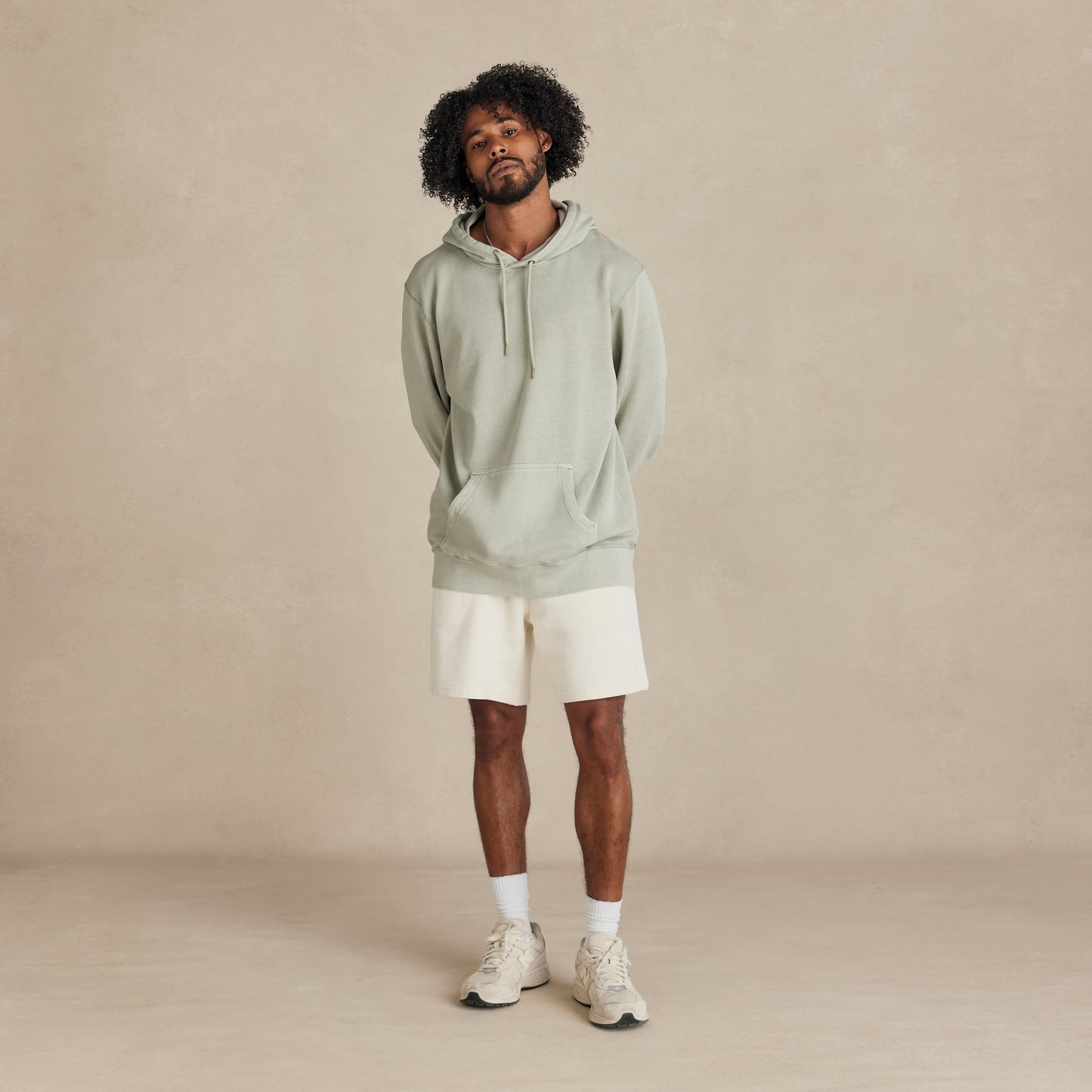 Sage Midweight French Terry Pullover Hoodie