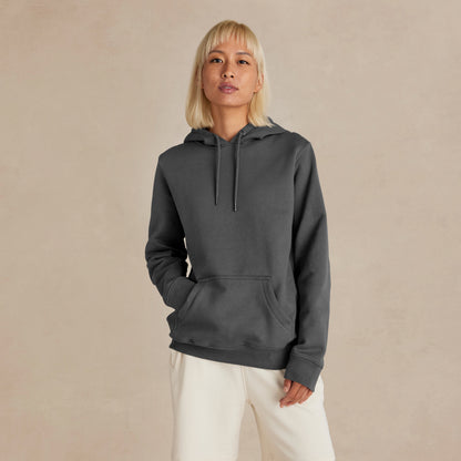 Slate Heavyweight Brushed Pullover Hoodie