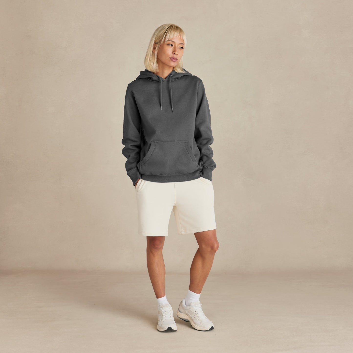 Slate Heavyweight Brushed Pullover Hoodie